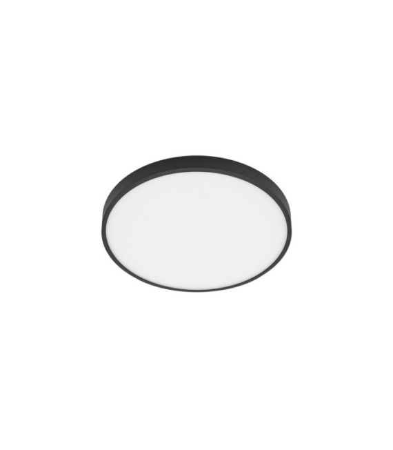 Plafonnier Riberio Plastique,Aluminium Noir