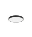 Plafonnier Riberio Plastique,Aluminium Noir