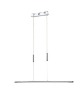 Lampada a sospensione LED Agapit in alluminio argento