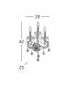 BELVEDERE Wall Light 3 lights - 2
