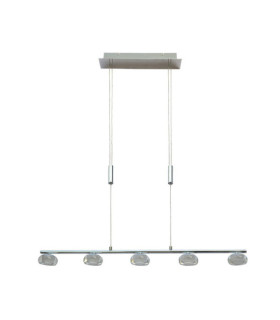 Steven pendant light Metal alloy Chrome