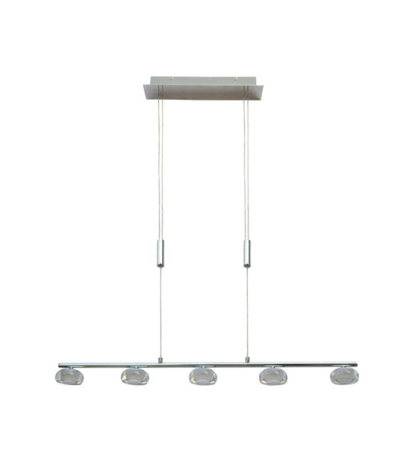 Steven pendant light Metal alloy Chrome
