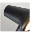 Selma outdoor floodlight Glass, stainless steel, die-cast aluminum Black