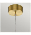 Suspension Kichler Fer,acrylique avec puce de zircone,aluminium L'or champenois
