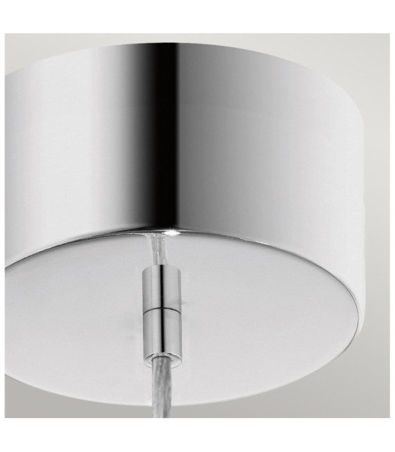 Suspension Kichler Fer,acrylique avec puce de zircone,aluminium Chrome poli
