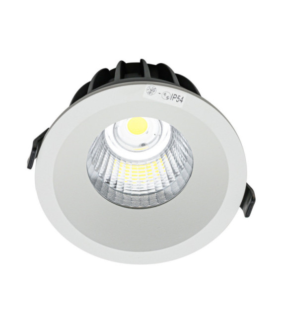 Rezzo Aluminum White Recessed Downlight