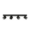 Barre de spots Aveiro Acier,Aluminium Noir