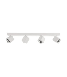 Aveiro Strahlerleiste Stahl, weißes Aluminium
