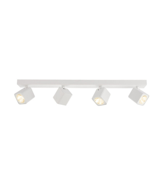 Barre de spots Aveiro Acier,Aluminium Blanc