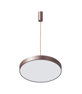 Orbital LED-Pendelleuchte Acryl, Metalllegierung Braun, Kaffee