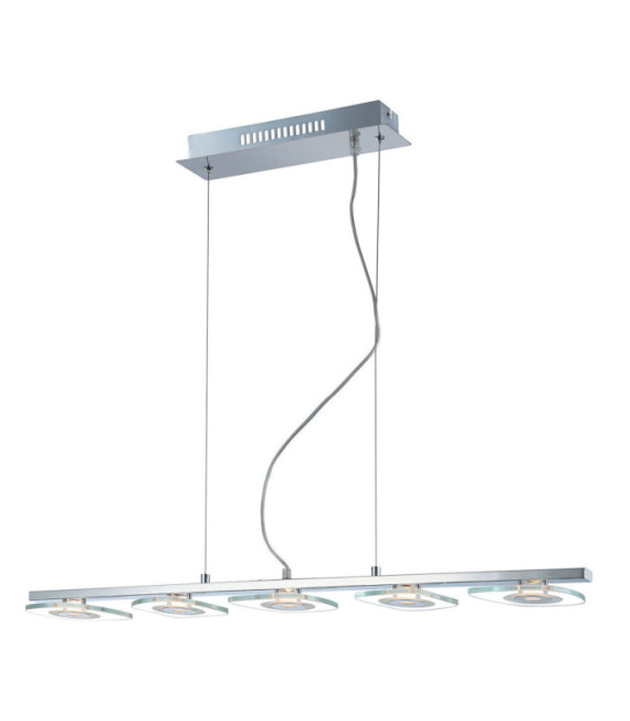Bill LED-Pendelleuchte Metalllegierung Chrom
