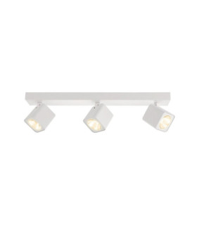 Barra de foco Aveiro Acero, Aluminio Blanco