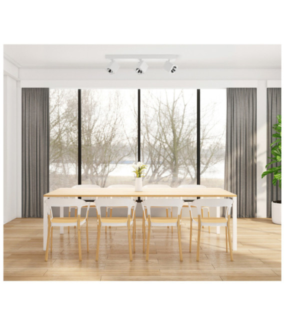 Aveiro spotlight bar Steel, White Aluminum
