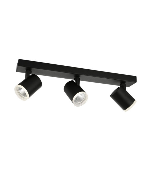 Helvia Strahlerleiste Kunststoff, Stahl, Aluminium Schwarz