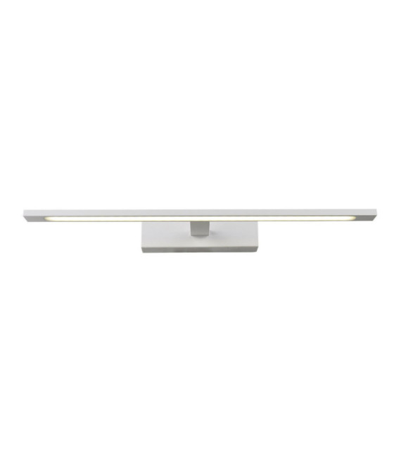 Lámpara para espejo de baño Lamiena Plástico, aleación de metal Blanco