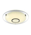 Minako Crystal ceiling light, metal alloy, White glass