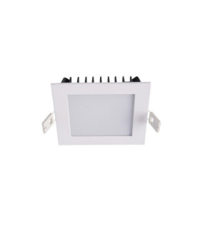 Downlight empotrable Gobby Aluminio Blanco