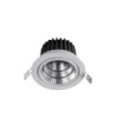 West Aluminum White Recessed Downlight