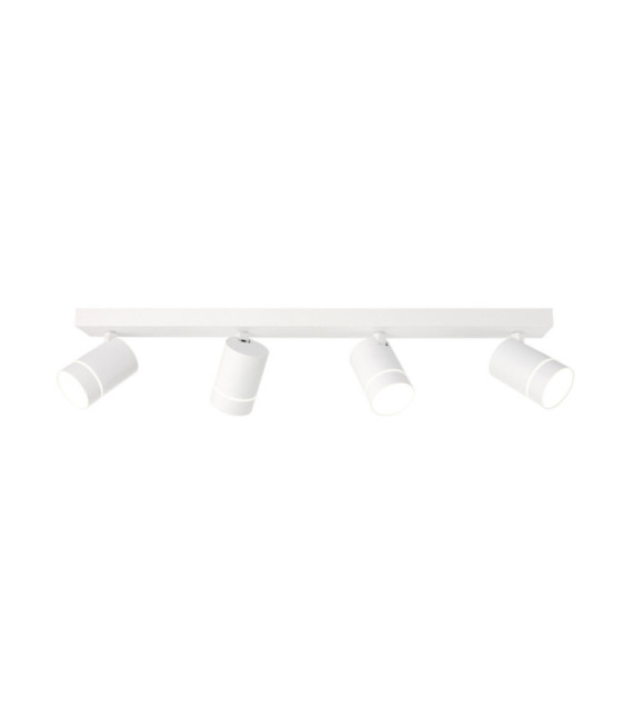Barre de spots Selma Acier,Aluminium Blanc