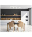 Barre de spots Selma Acier,Aluminium Blanc