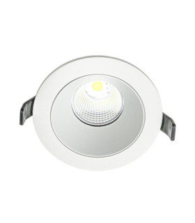 Downlight empotrable Rezzo aluminio blanco