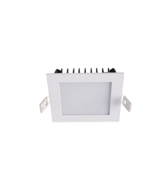 Downlight empotrable Gobby Aluminio Blanco