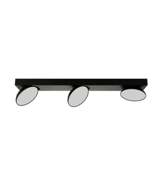 Strahlerleiste Castelio Kunststoff, Stahl, Aluminium Schwarz