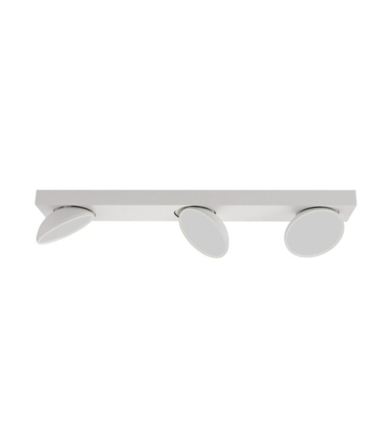 Castelio spotlight bar Plastic, steel, aluminum White