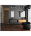 Spot Helvia Plastique,acier,aluminium Noir