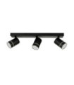 Barre de spots Selma Acier,Aluminium Noir