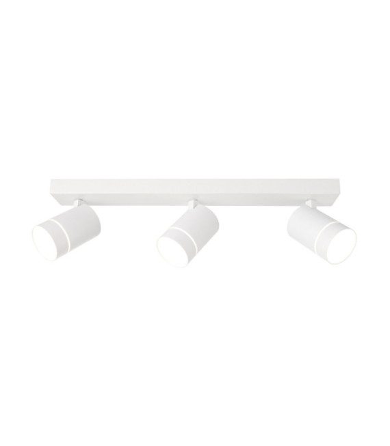 Selma Barra de foco Acero, Aluminio Blanco