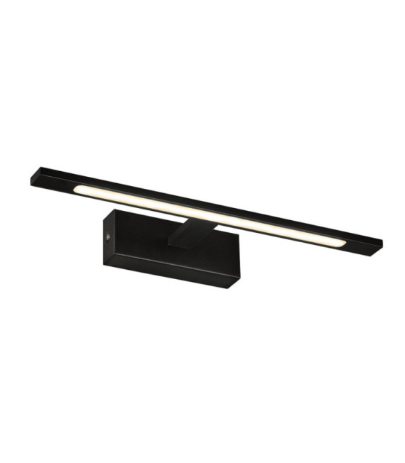 Lamiena Bathroom Mirror Light Plastic, Metal Alloy Black