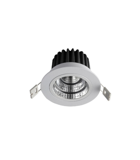 Downlight encastré West Aluminium Blanc
