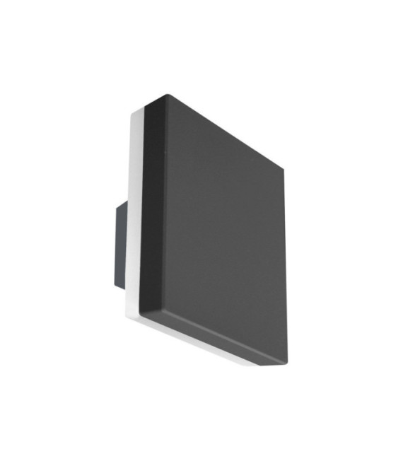 Viano Außenwandleuchte Aluminiumguss Schwarz sandgestrahlt