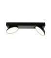 Spot Castelio Plastique,acier,aluminium Noir