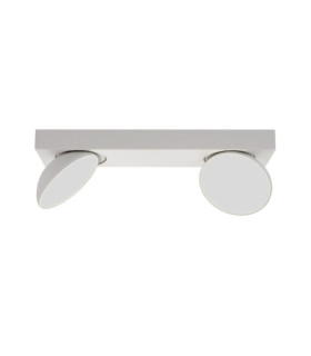 Spotlight Castelio Plastic, steel, aluminum White