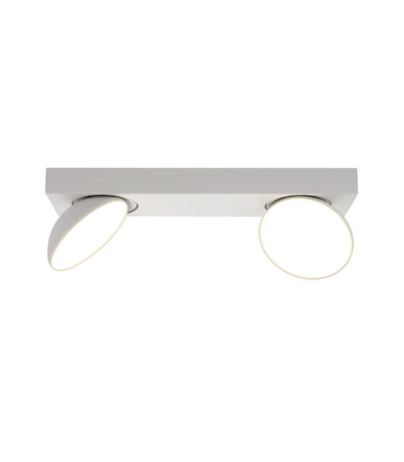 Strahler Castelio Kunststoff, Stahl, Aluminium Weiß
