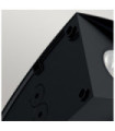 Vendela exterior wall light Polycarbonate lens, die-cast aluminum Black