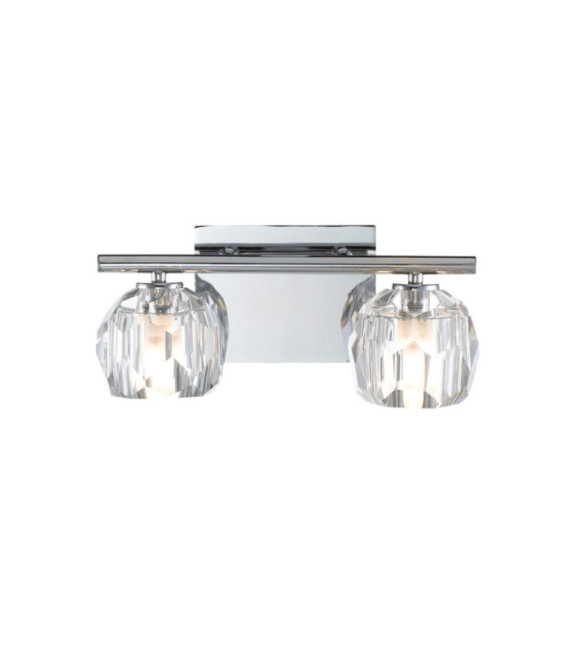 Applique murale Quoizel Acier,verre cristal K9 Chrome poli