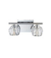Quoizel wall light Steel, K9 crystal glass Polished chrome