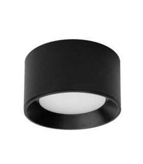 Lampada da soffitto Sirius in plastica nera