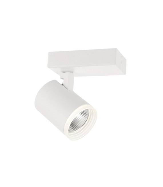 Spot Helvia Plastique,acier,aluminium Blanc