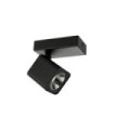 Spot Aveiro Acier,Aluminium Noir