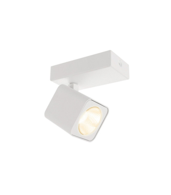 Foco Aveiro Acero, Aluminio Blanco