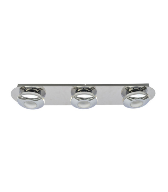 Plafoniera Calvin Lega di metallo Cromo