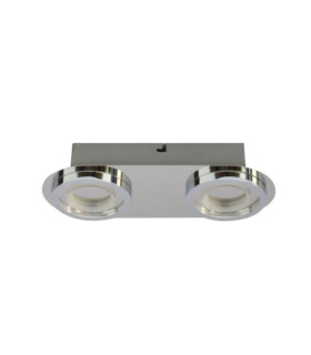 Plafonnier Aurore Alliage métallique Chrome
