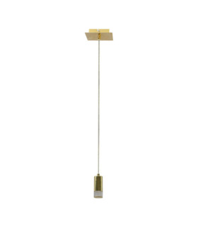 Lampada a sospensione Mentin Lega metallica Ottone spazzolato