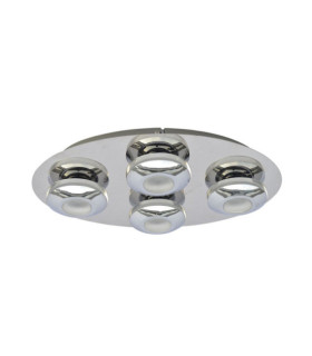 Calvin ceiling light Metal alloy Chrome
