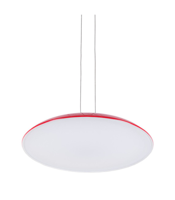 Suspension LED Visco Alliage métallique Rouge