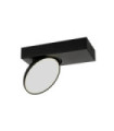Spot Castelio Plastique,acier,aluminium Noir